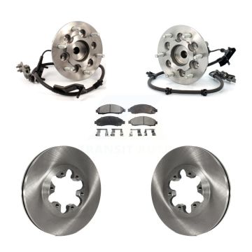 Front Hub Bearing Brake Rotor Pad Kit For Chevrolet Colorado GMC Canyon Isuzu i-280 i-290 KBB-100959