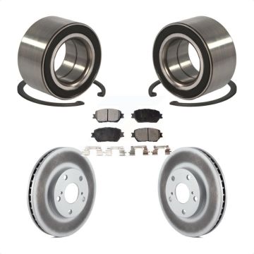 Front Wheel Bearing Coated Brake Rotor Pad Kit For Toyota Camry With 275mm Diameter KBB-101353