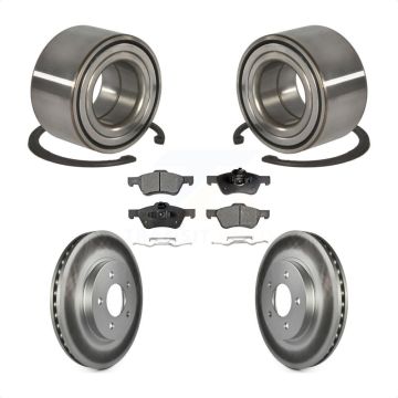 Front Wheel Bearing Coated Disc Brake Rotor Pad Kit For Ford Escape Mazda Tribute Mercury KBB-101371