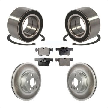 Front Wheel Bearing Coated Disc Brake Rotors And Pads Kit For 2011-2012 BMW X3 KBB-101402