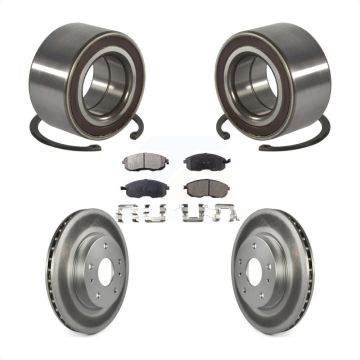 Front Wheel Bearing Coated Disc Brake Rotors And Pads Kit For Suzuki SX4 Crossover KBB-101477