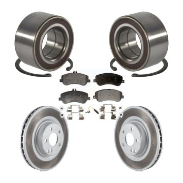 Front Wheel Bearing Coated Disc Brake Rotors And Pads Kit For Mercedes-Benz GLK350 GLK250 KBB-101486