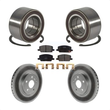 Front Wheel Bearing Coated Disc Brake Rotors And Pads Kit For Buick Encore Chevrolet Trax KBB-101531
