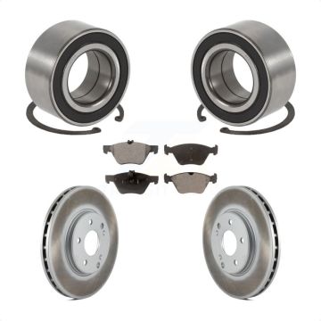 Front Wheel Bearing Coated Disc Brake Rotors And Pads Kit For Mercedes-Benz E320 KBB-101541
