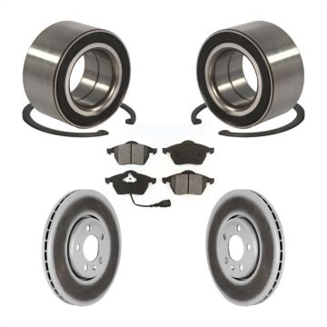 Front Wheel Bearing Coat Brake Rotor Pad Kit For Volkswagen Golf 2.8L 72mm Outer Diameter KBB-101550