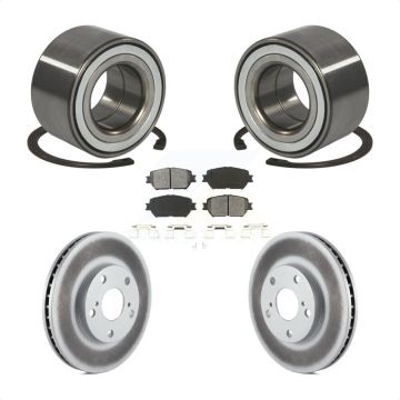 Front Wheel Bearing Coated Brake Rotor Pad Kit For Toyota Camry With 275mm Diameter KBB-101553