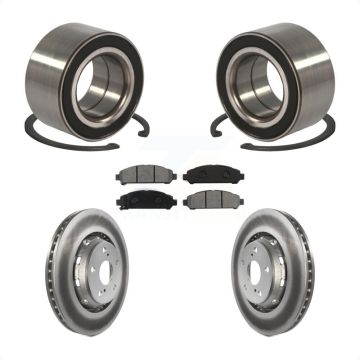 Front Wheel Bearing Coated Disc Brake Rotors And Pads Kit For 2009-2016 Toyota Venza KBB-101669