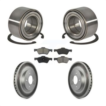 Front Wheel Bearing Coated Disc Brake Rotors And Pads Kit For Ford Escape Mercury Mariner KBB-101677