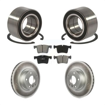 Front Wheel Bearing Coated Disc Brake Rotors And Pads Kit For 2011-2012 BMW X3 KBB-101712