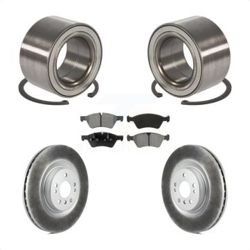 Front Wheel Bearing Coated Brake Rotor Pads Kit For Mercedes-Benz GL350 GL320 GL450 GL550 KBB-101777
