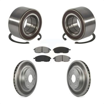 Front Wheel Bearing Coated Disc Brake Rotors And Pads Kit For Suzuki SX4 Crossover KBB-101781