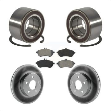 Front Wheel Bearing Coated Disc Brake Rotors And Pads Kit For Mercedes-Benz C300 KBB-101792
