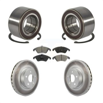 Front Wheel Bearing Coated Brake Rotor Pad Kit For Mercedes-Benz C300 E350 C350 E400 E250 KBB-101794
