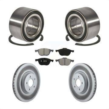 Front Wheel Bearing Coated Brake Rotor Pad Kit For Ford Transit Connect 104.8" wheel base KBB-101797