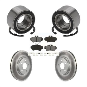 Front Wheel Bearing Coated Disc Brake Rotors And Pads Kit For Chrysler PT Cruiser KBB-101836