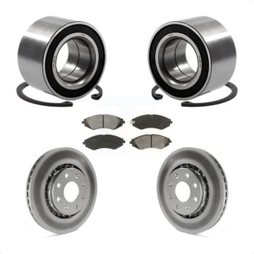 Front Wheel Bearing Coat Brake Rotor Pads Kit For Chevrolet Aveo Pontiac Aveo5 Wave Spark KBB-101844