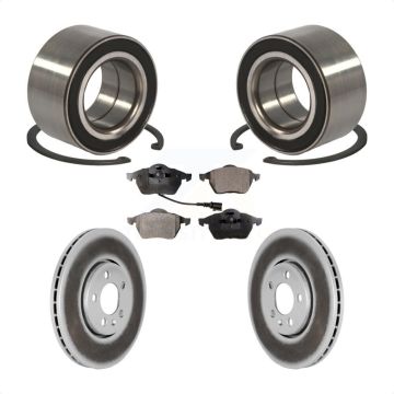 Front Wheel Bearing Coat Brake Rotor Pad Kit For Volkswagen Golf 2.8L 72mm Outer Diameter KBB-101849