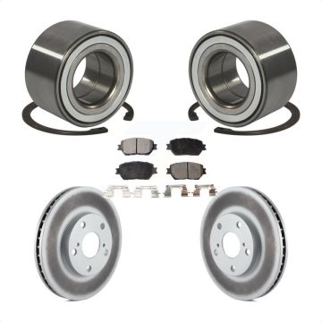 Front Wheel Bearing Coated Brake Rotor Pad Kit For Toyota Camry With 275mm Diameter KBB-101852