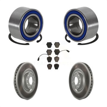 Front Wheel Bearing Coat Brake Rotor Pads Kit For Audi A4 With 320mm Diameter KBB-101888