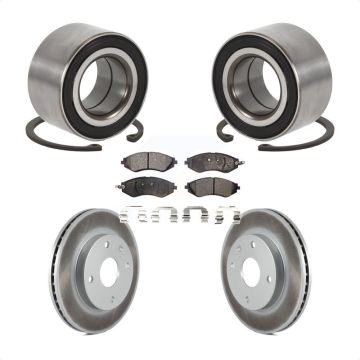Front Wheel Bearing Coated Brake Rotor & Pads Kit For Chevrolet Optra Suzuki Forenza Reno KBB-101921