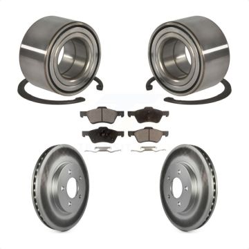 Front Wheel Bearing Coated Disc Brake Rotors And Pads Kit For Ford Escape Mercury Mariner KBB-101971