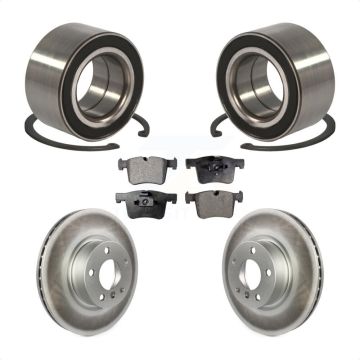 Front Wheel Bearing Coated Disc Brake Rotors And Ceramic Pads Kit For 2011-2012 BMW X3 KBB-102006