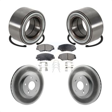 Front Wheel Bearing Coated Disc Brake Rotor And Ceramic Pad Kit For 2005-2008 Honda Pilot KBB-102020