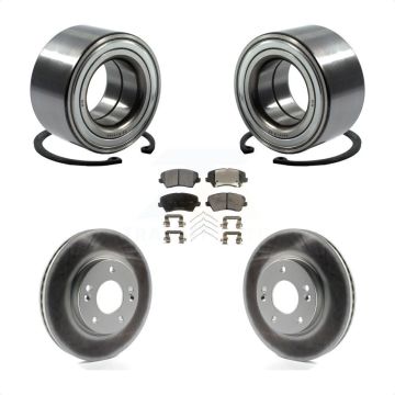 Front Wheel Bearing Coat Brake Rotor Pad Kit For Kia Forte Hyundai Elantra GT Forte5 Koup KBB-102066