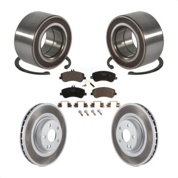 Front Wheel Bearing Coated Disc Brake Rotors And Pads Kit For Mercedes-Benz GLK350 GLK250 KBB-102097