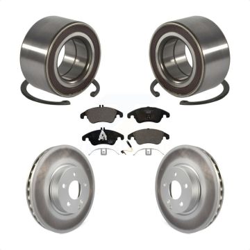 Front Wheel Bearing Coated Brake Rotor Pad Kit For Mercedes-Benz C300 E350 C350 E400 E250 KBB-102101