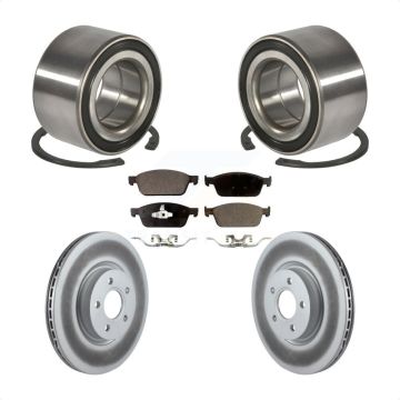 Front Wheel Bearing Coat Brake Rotor Pads Kit For Ford Focus ST With 320mm Diameter KBB-102107