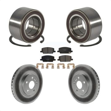 Front Wheel Bearing Coated Disc Brake Rotors And Pads Kit For Buick Encore Chevrolet Trax KBB-102143