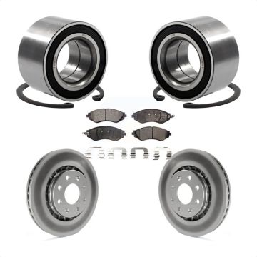Front Wheel Bearing Coat Brake Rotor Pads Kit For Chevrolet Aveo Pontiac Aveo5 Wave Spark KBB-102157