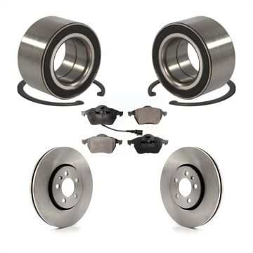 Front Wheel Bearing Brake Rotor Pad Kit For 1999 Volkswagen Golf 2.8L 72mm Outer Diameter KBB-102166