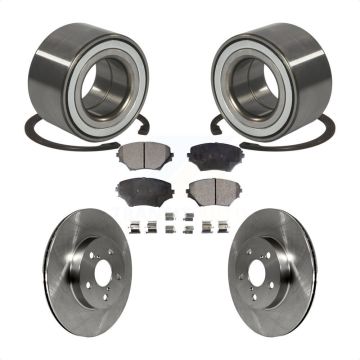 Front Wheel Bearing Brake Rotor Pads Kit For 01-03 Toyota RAV4 BATTERY EV (EV BEV) engine KBB-102172