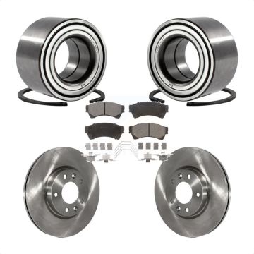 Front Wheel Bearing Brake Rotor Pads Kit For Ford Fusion Mazda 6 Lincoln MKZ Zephyr Milan KBB-102181
