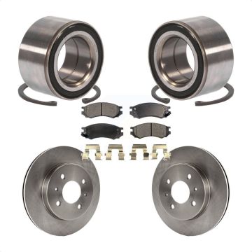 Front Wheel Bearing Disc Brake Rotor And Pad Kit For Saturn SL1 SC1 SL2 SC2 SL SW2 SW1 SC KBB-102214
