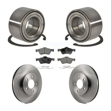 Front Wheel Bearing Brake Rotor And Pad Kit For Ford Escape Mazda Tribute Mercury Mariner KBB-102305