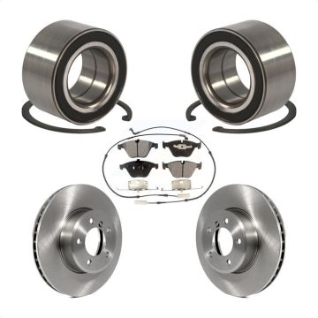 Front Wheel Bearing Brake Rotor Pads Kit For BMW 530xi 528i xDrive 535i 535xi 528xi 525xi KBB-102331