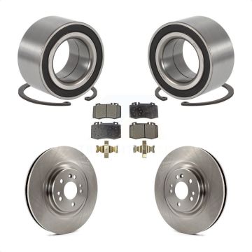 Front Wheel Bearing Disc Brake Rotors And Pads Kit For Mercedes-Benz ML500 ML430 ML55 AMG KBB-102349