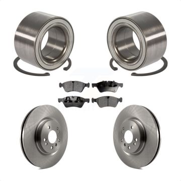 Front Wheel Bearing Disc Brake Rotors And Pads Kit For 2010-2011 Mercedes-Benz ML450 KBB-102416
