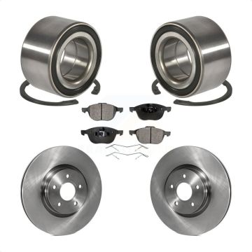Front Wheel Bearing Brake Rotor & Pad Kit For 2014 Ford Transit Connect 104.8" wheel base KBB-102432