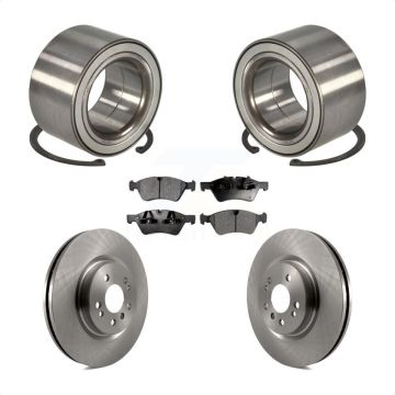 Front Wheel Bearing Brake Rotor And Pad Kit For Mercedes-Benz ML350 ML320 R350 ML500 R320 KBB-102475