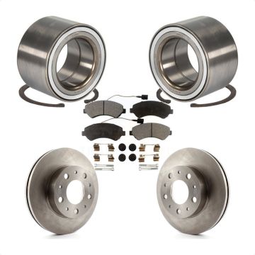 Front Wheel Bearing Disc Brake Rotors And Pads Kit For Ram ProMaster 2500 3500 1500 KBB-102492