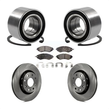 Front Wheel Bearing Brake Rotor & Pads Kit For Chevrolet Aveo Pontiac Aveo5 Wave Spark G3 KBB-102493