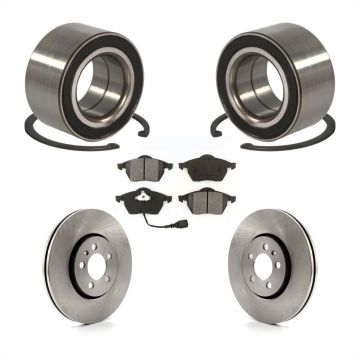 Front Wheel Bearing Brake Rotor Pad Kit For 1999 Volkswagen Golf 2.8L 72mm Outer Diameter KBB-102502