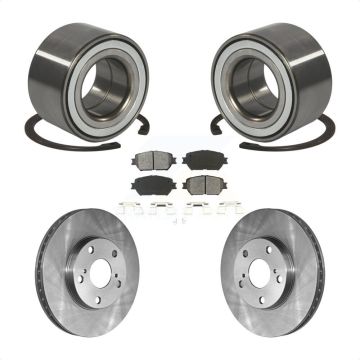 Front Wheel Bearing Brake Rotor Pads Kit For 02-03 Toyota Camry With 275mm Diameter KBB-102508