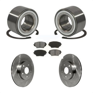 Front Wheel Bearing Brake Rotor Pads Kit For 01-03 Toyota RAV4 BATTERY EV (EV BEV) engine KBB-102510