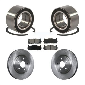 Front Wheel Bearing Disc Brake Rotor & Pad Kit For Toyota Camry Lexus ES350 Avalon ES300h KBB-102647