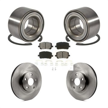 Front Wheel Bearing Brake Rotor Pads Kit For 2003-2008 Toyota Corolla Matrix Pontiac Vibe KBB-102656